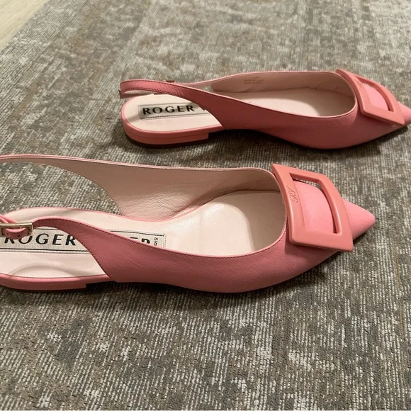 Pink Slingback Flats Roger Vivier - Picture 7 of 8